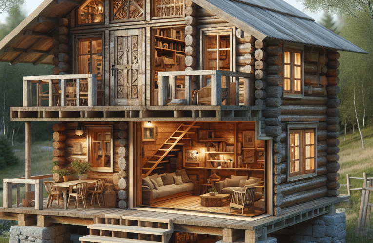 Domek drewniany z antresolą – Jak wykorzystać przestrzeń na poddaszu w sposób praktyczny i stylowy?