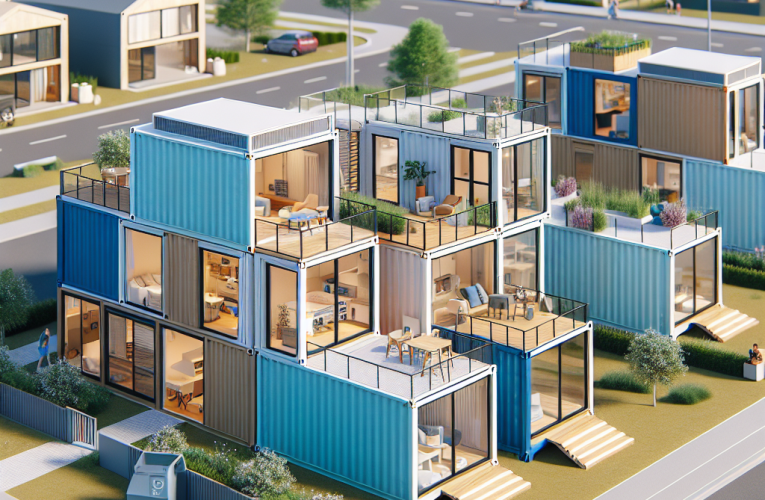 Domy modułowe z kontenerów – nowoczesne i ekologiczne rozwiązania w budownictwie