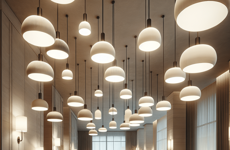 Lampy sufitowe nowoczesne: Jak wybrać i zaaranżować oświetlenie pasujące do Twojego wnętrza?