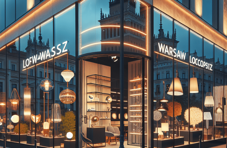 Firma oświetleniowa Warszawa – przewodnik po najlepszych dostawcach i trendach w oświetleniu