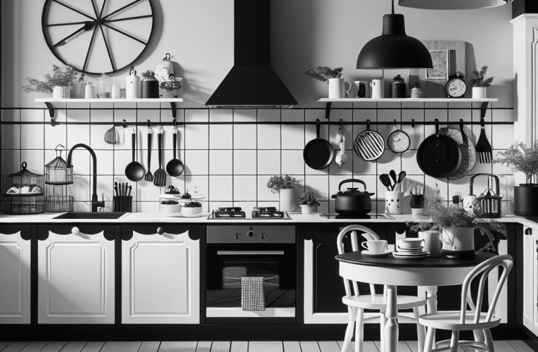 Kuchnia biało-czarna: Jak zaprojektować elegancki i ponadczasowy wystrój wnętrza?