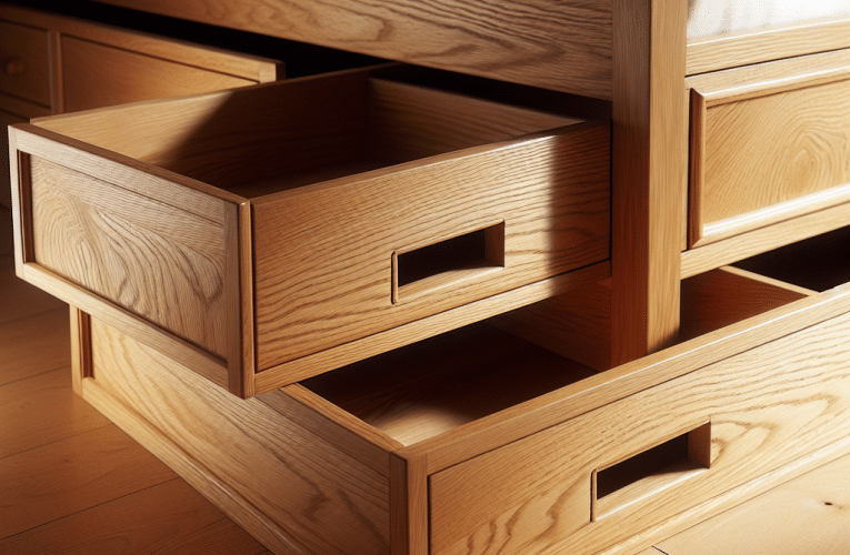 Drewniane łóżka dębowe z pojemnikiem: Jak wybrać i pielęgnować idealne łóżko dla Twojej sypialni?