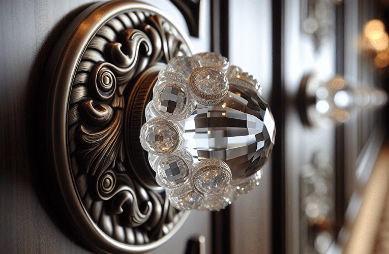 Gałki kryształowe do drzwi: Jak wybrać idealne dodatki do każdego wnętrza?