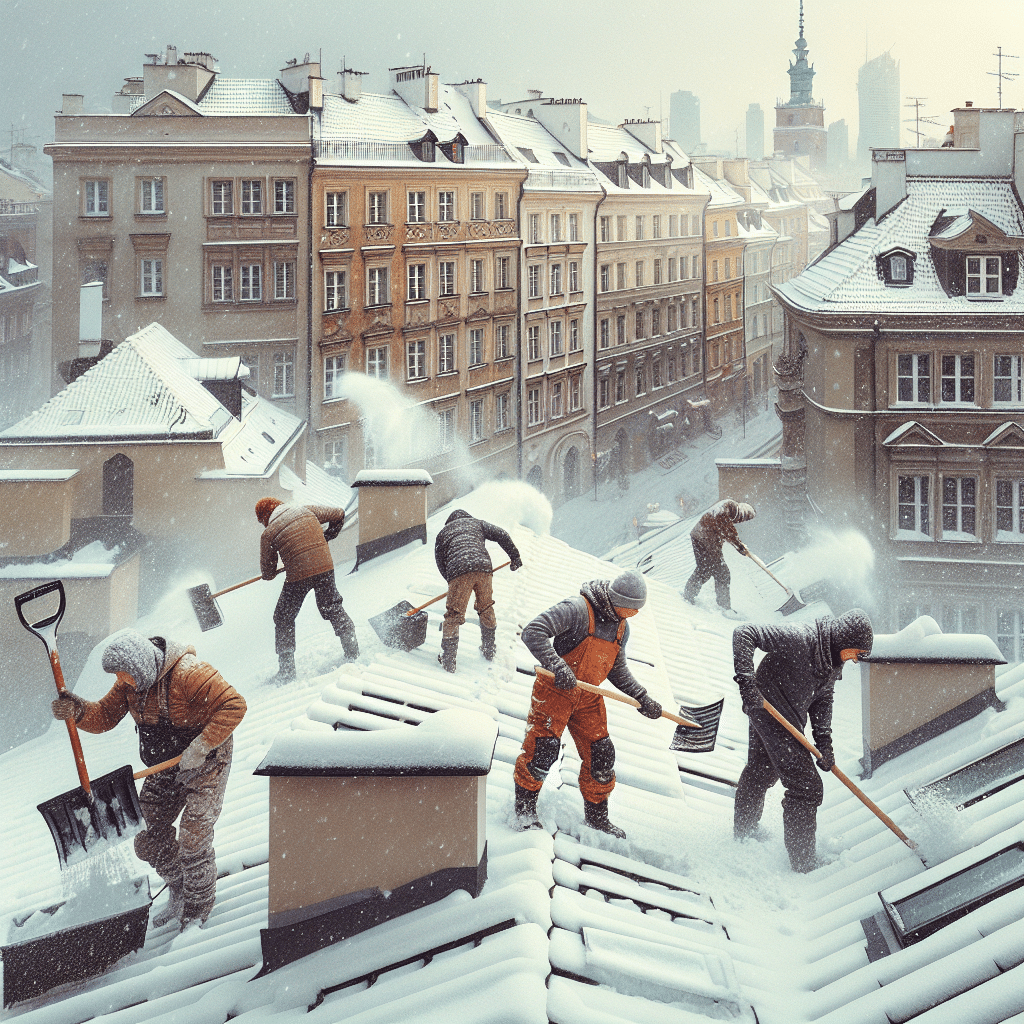 odśnieżanie dachów warszawa i okolice