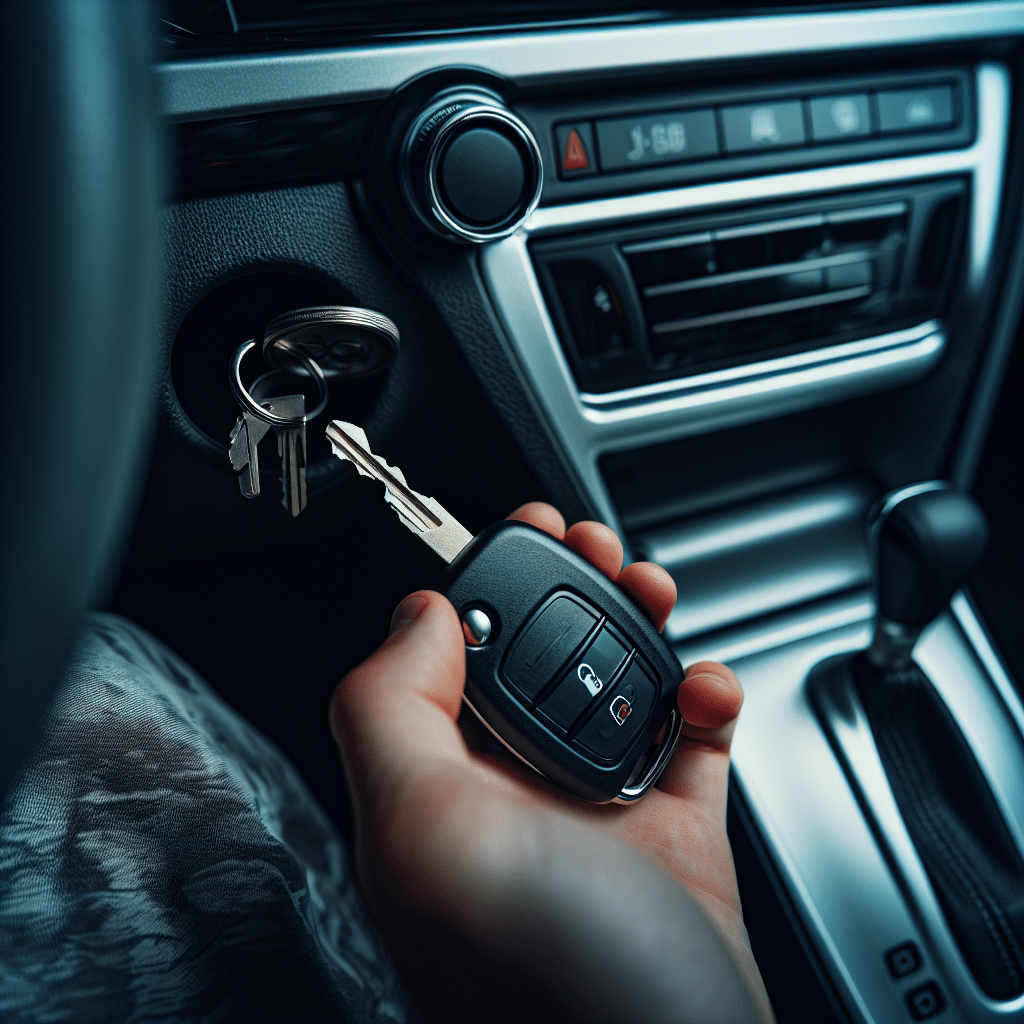 zatrzaśnięty kluczyk w samochodzie