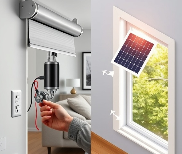 Co wybrać: napęd elektryczny do rolet okiennych 230 V czy solarny?