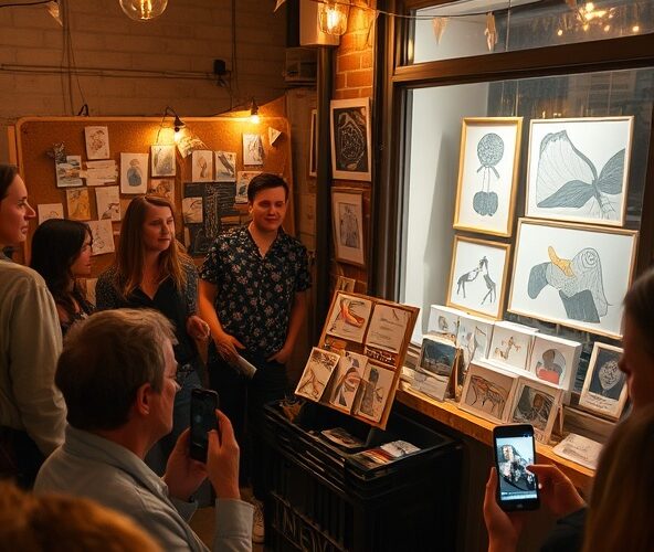 Jak promować wystawy Beaty Dethloff lokalnie bez dużego budżetu?