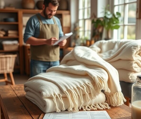 Jak ustalić najlepszą cenę koca bawełnianego 150×200 w małym sklepie?