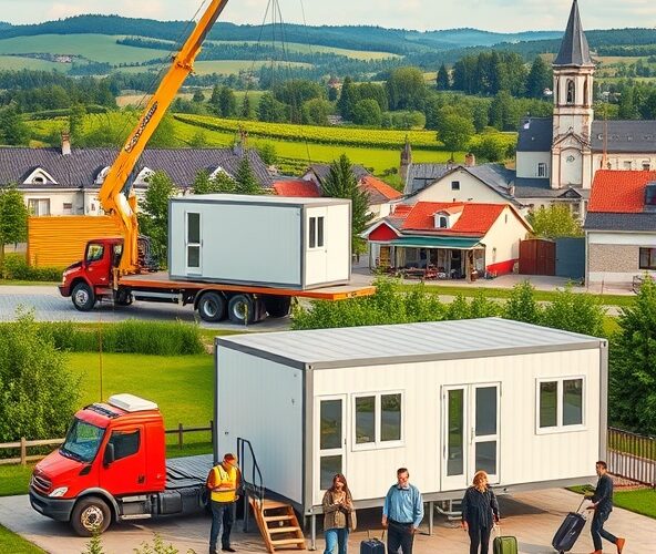 Czy warto wynająć kontenery socjalne w Zielonej Górze z dowozem?