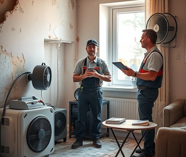 Jak mała firma może ustalić cennik osuszania ścian po zalaniu?