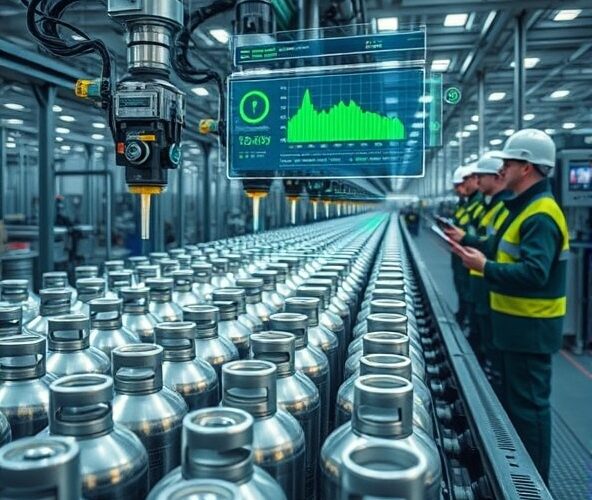 Czy rozlewnia gazu zyska mniej reklamacji dzięki AI w kontroli masy napełniania?