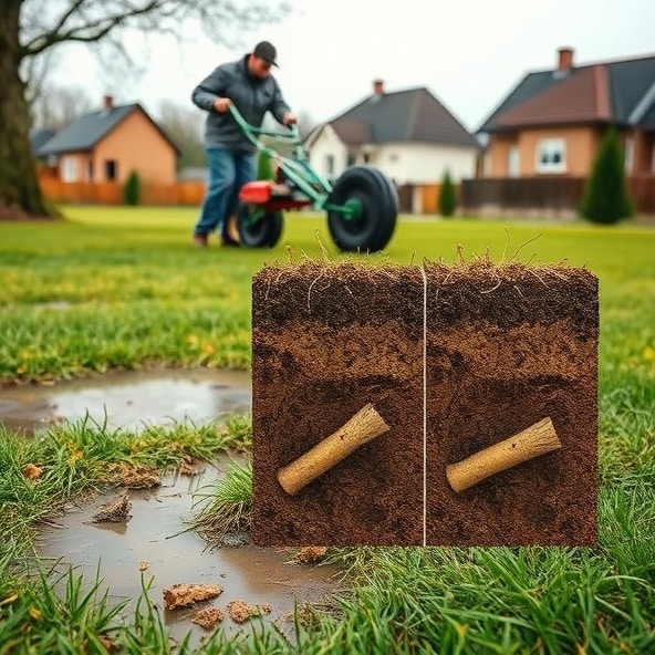 aeracja trawników błonie