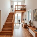 schody zabiegowe drewniane warszawa