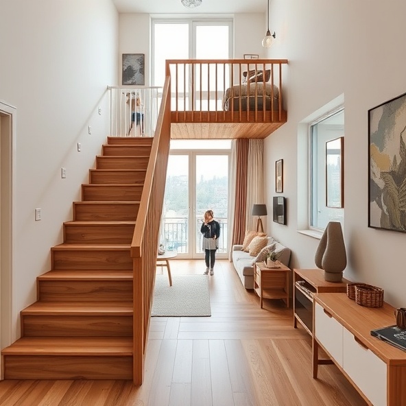 schody zabiegowe drewniane warszawa