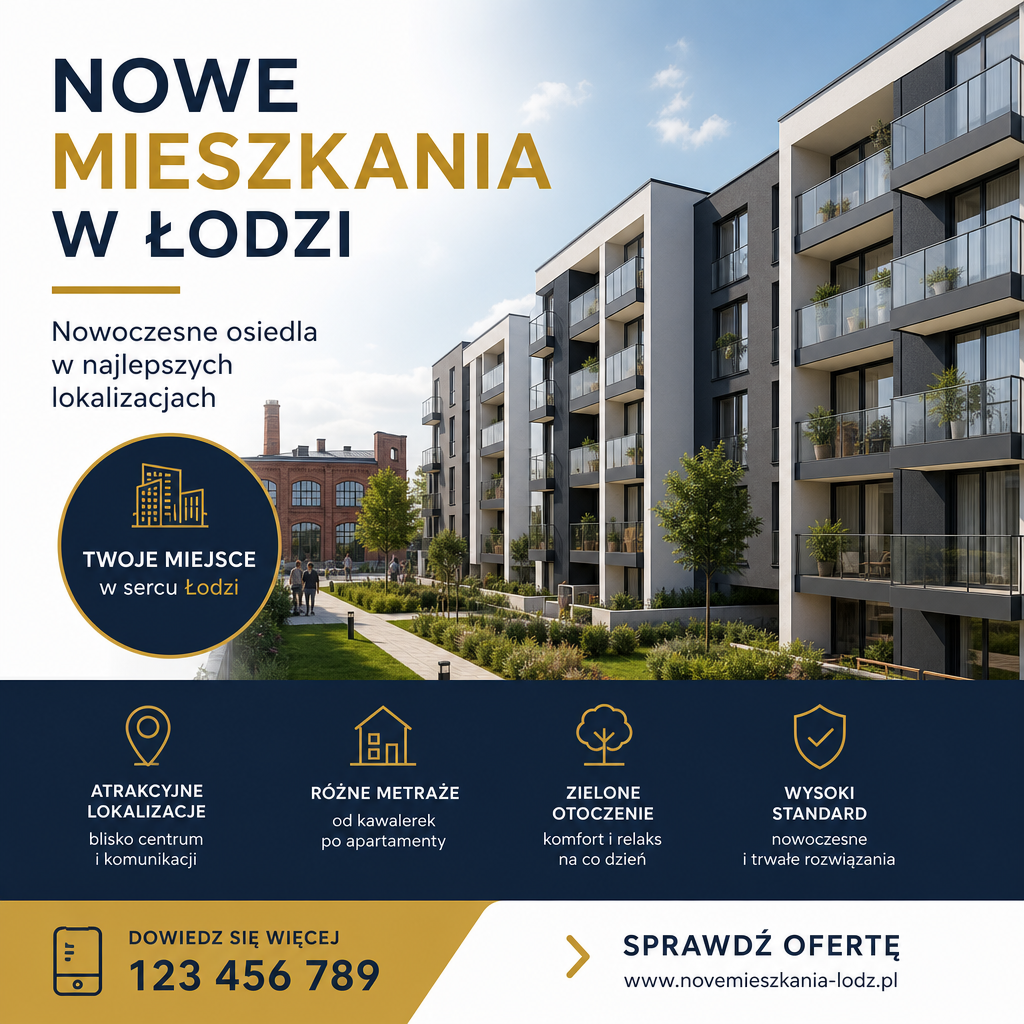 nowe mieszkania w łodzi